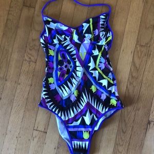 Used Emilio Pucci underwire swimsuit, size 40